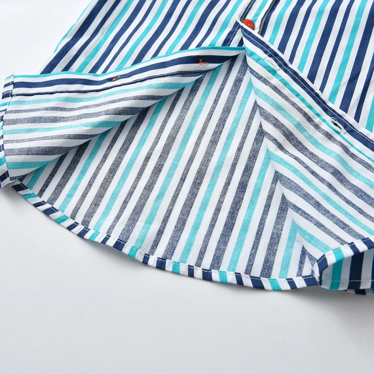2 Pieces Set Baby Kid Boys Birthday Party Striped Bow Shirts And Pants Suits Wholesale 211109336
