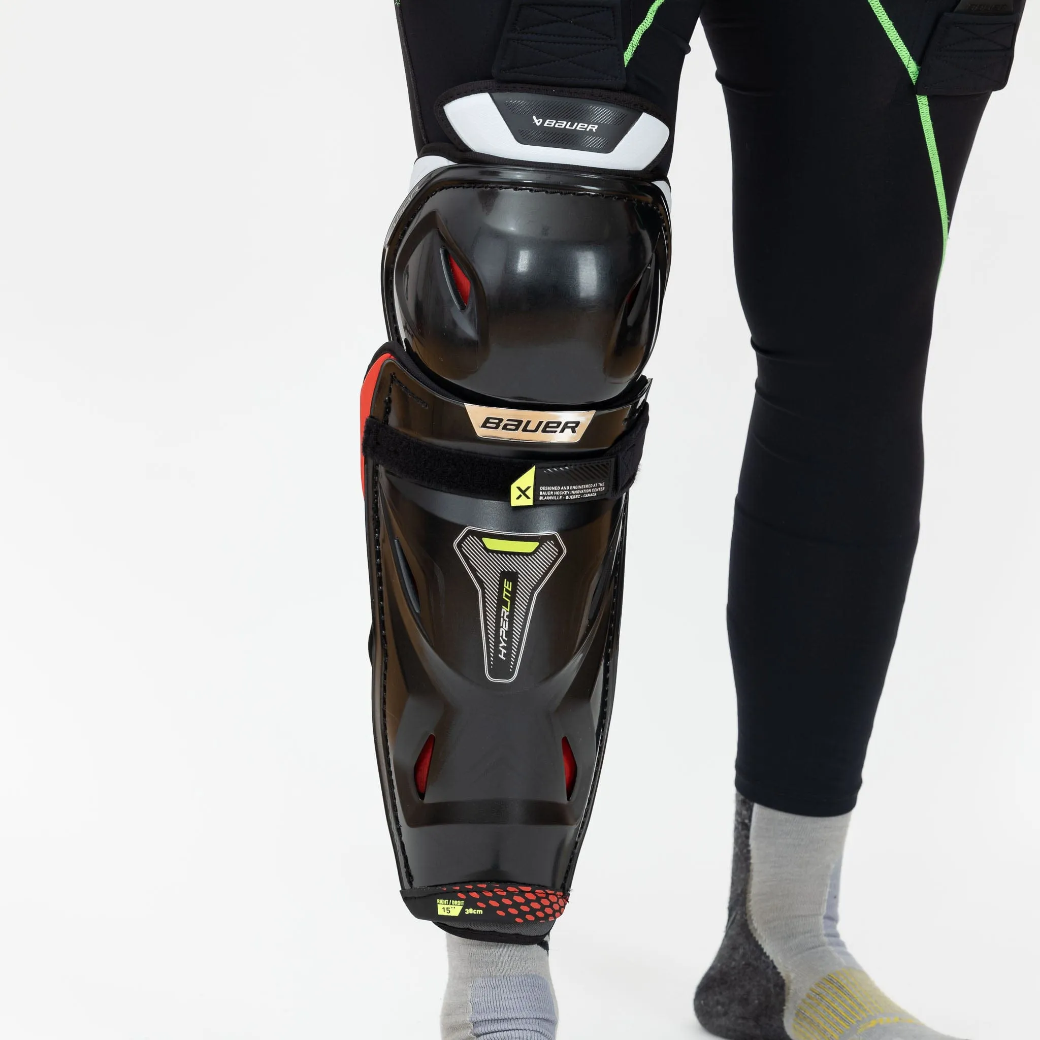 Bauer Vapor Hyperlite Intermediate Hockey Shin Guards