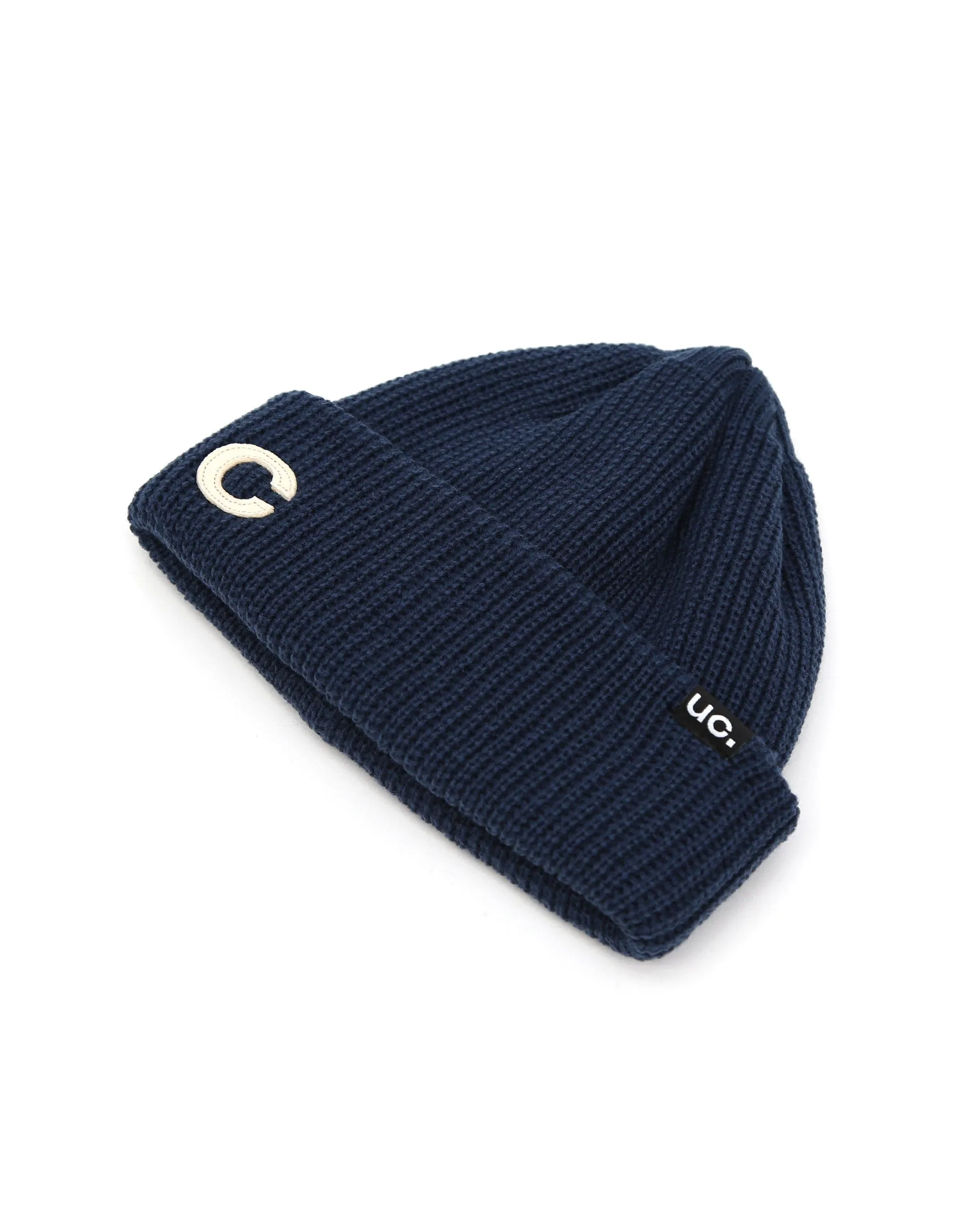 BEANIE / MARINE FIT / DOUBLE TAB / W BLUE