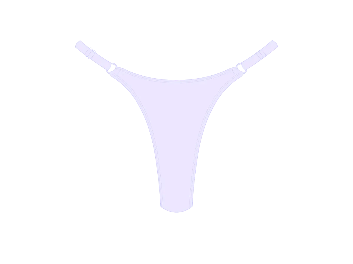 Lavender Bow Tie Bottoms
